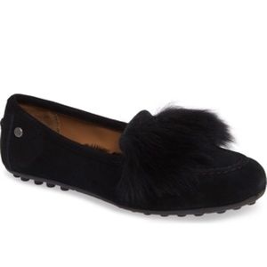 New UGG Kaley Wisp Genuine Shearling Trim Loafer 6